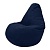 Кресло мешок Велюр Синий (размер XL) заказать в интернет магазине Папа Пуф с доставкой недорого